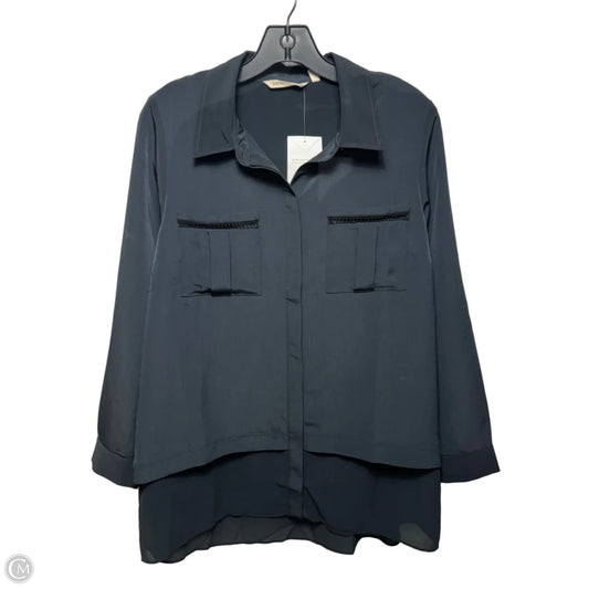 Top Long Sleeve By Soft Surroundings In Black, Size: Mp