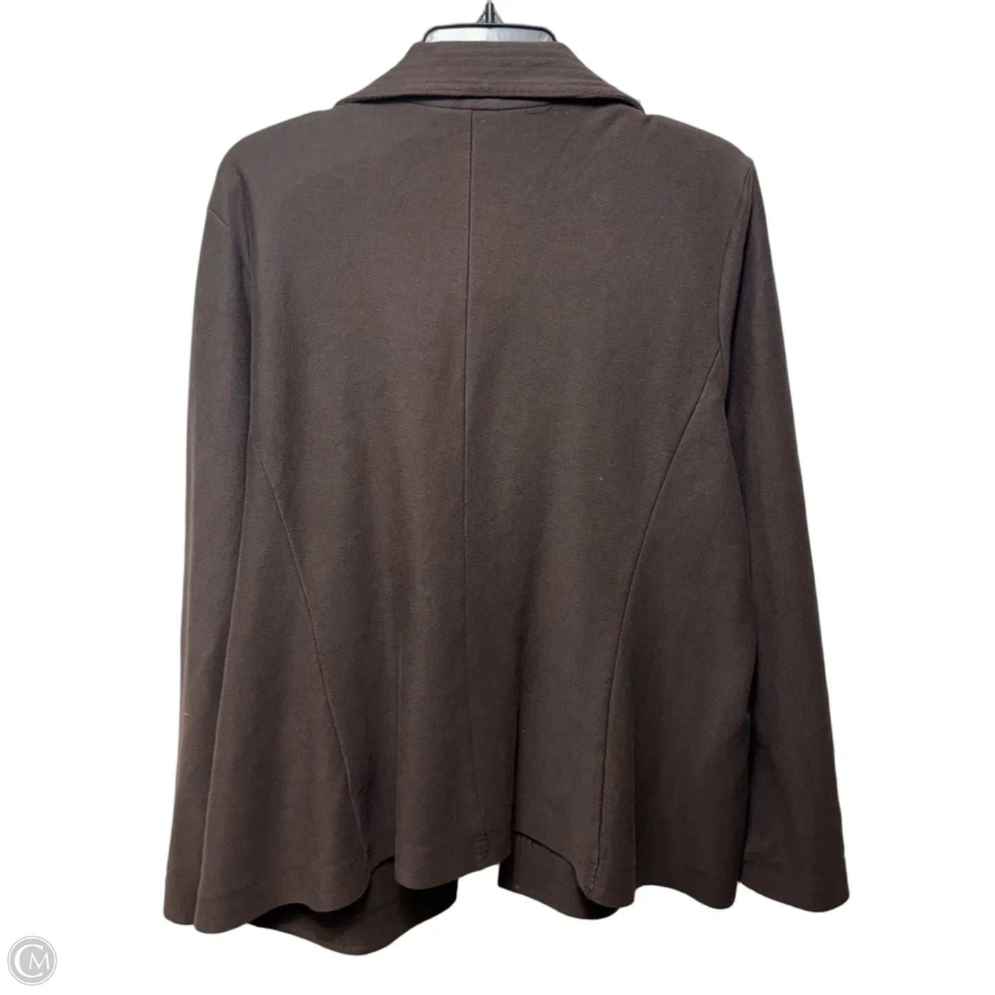 Cotton Cardigan By Eileen Fisher In Brown, Size: Xl