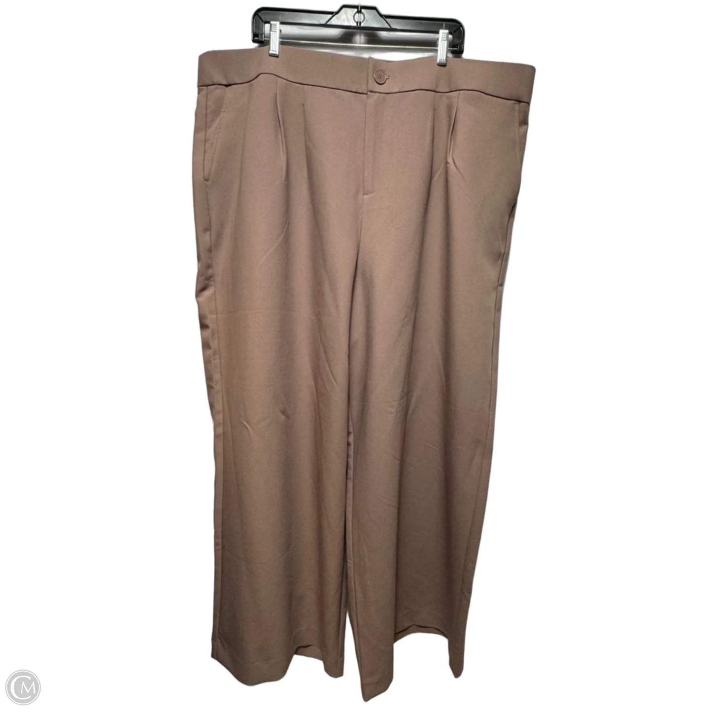 Pants Wide Leg By Torrid In Taupe, Size: 24