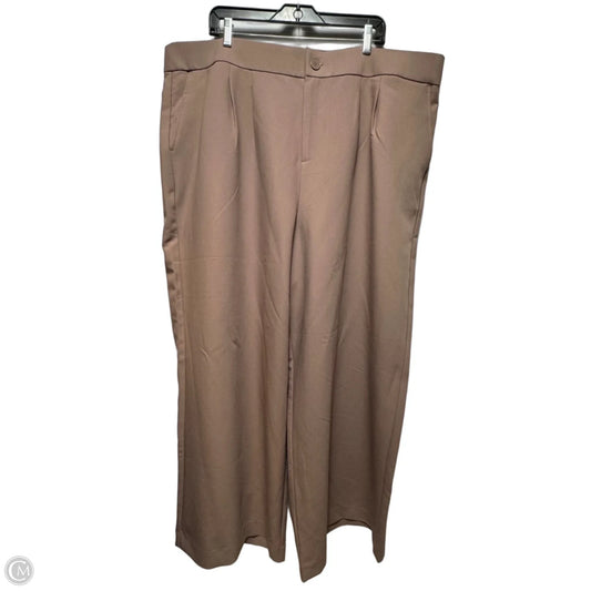 Pants Wide Leg By Torrid In Taupe, Size: 24