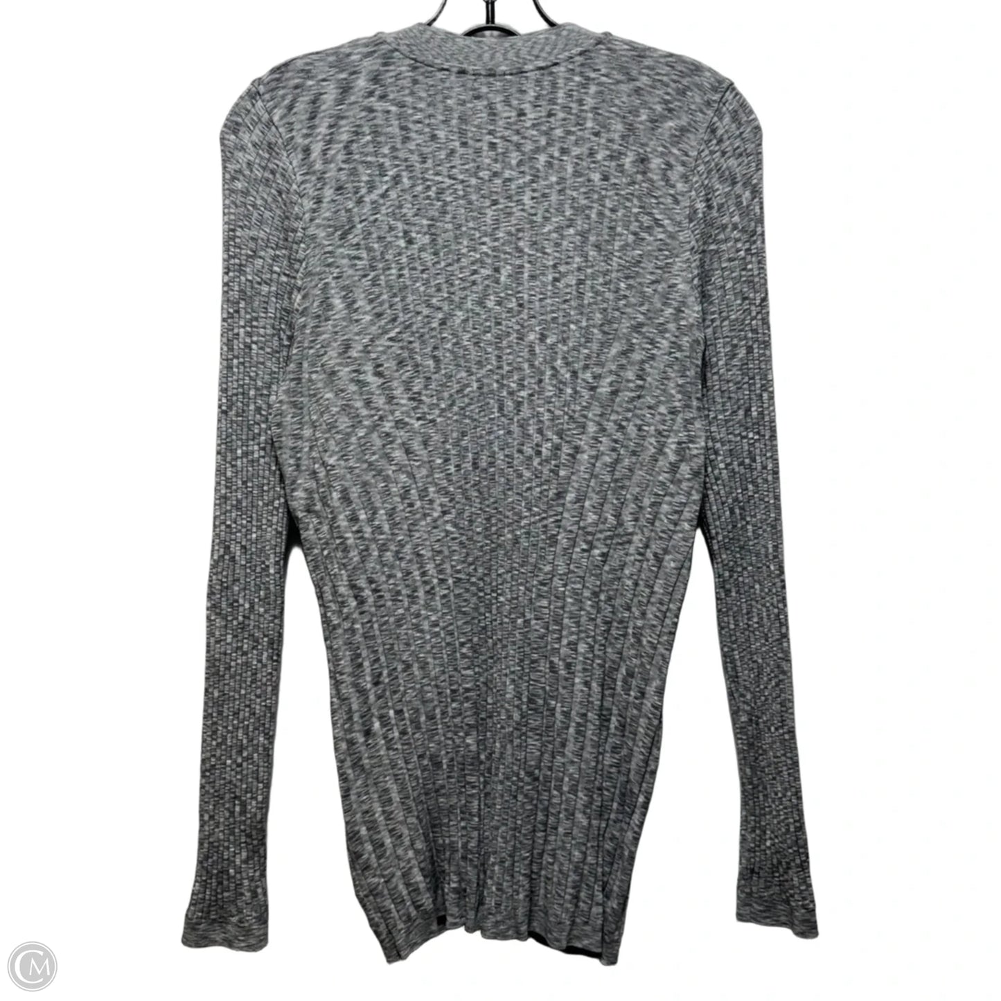 Sweater Cardigan By Athleta In Grey, Size: L