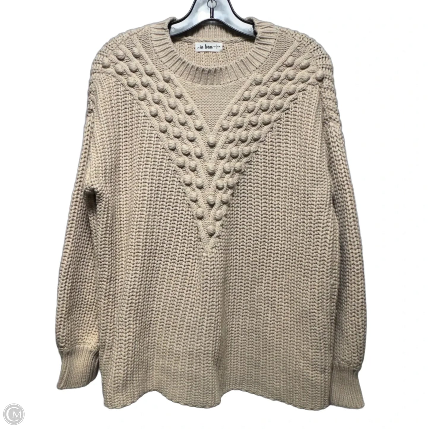 Sweater By In Loom In Cream, Size: M