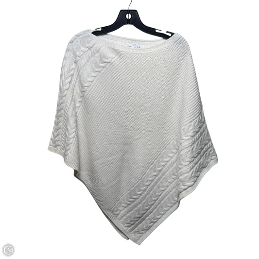 Poncho By J. Jill In Cream, Size: Osfm