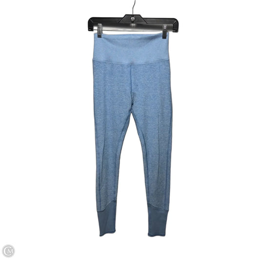 Athletic Leggings By Alo In Blue, Size: S