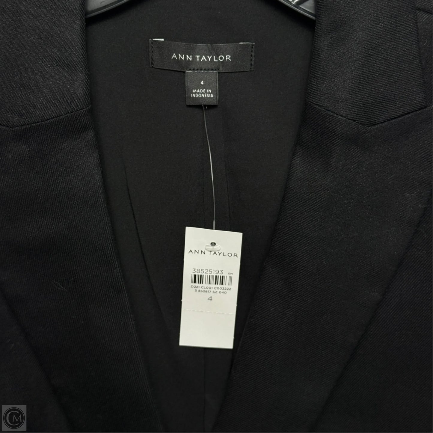 Cropped Blazer By Ann Taylor In Black, Size: 4