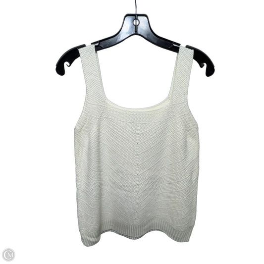 Top Sleeveless By Frnch In Cream, Size: S