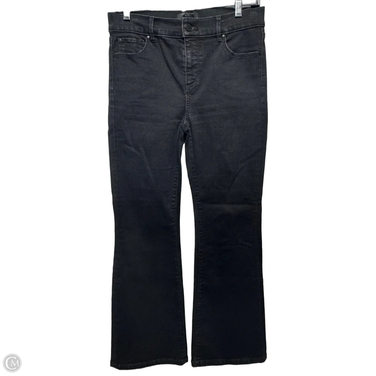 Jeans Boot Cut By Ann Taylor In Black Denim, Size: 4p