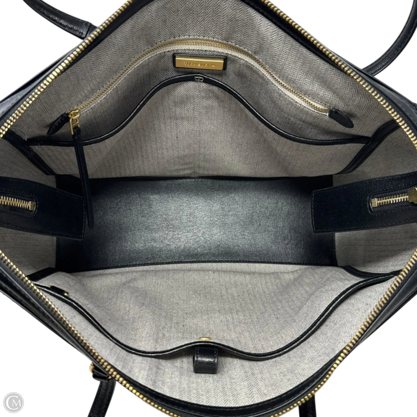 Robinson Zip Tote Designer By Tory Burch, Size: Large