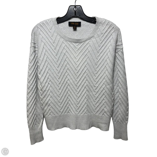 Sweater By Truth In Grey, Size: S