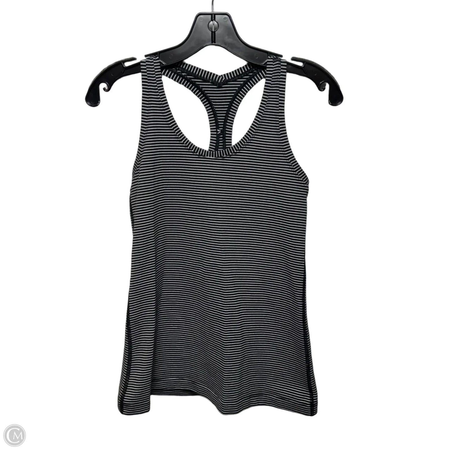 Athletic Tank Top By Lululemon In Striped Pattern, Size: M ESTIMATED