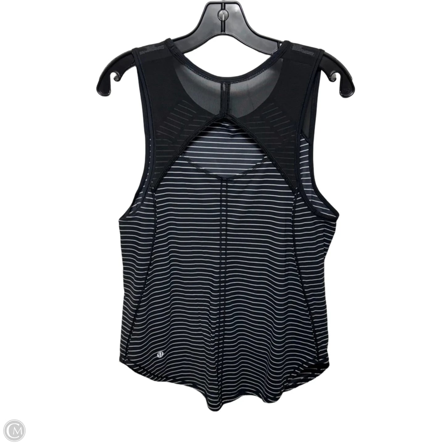 Athletic Tank Top By Lululemon In Striped Pattern, Size: M ESTIMATED