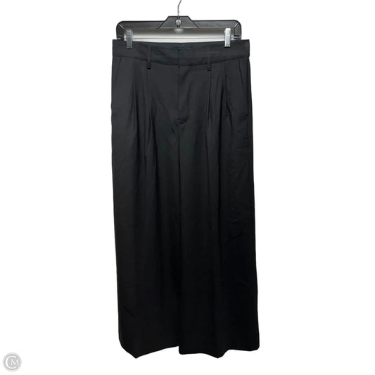 Wool Blend Pants Wide Leg By Madewell In Black, Size: 0