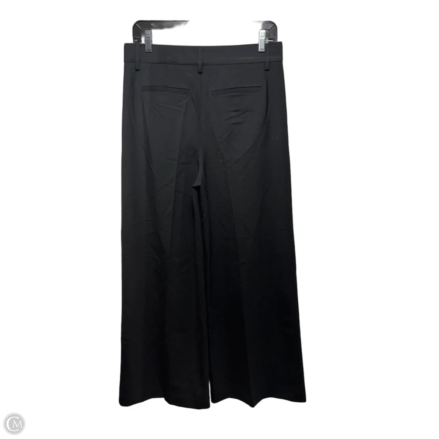 Wool Blend Pants Wide Leg By Madewell In Black, Size: 0
