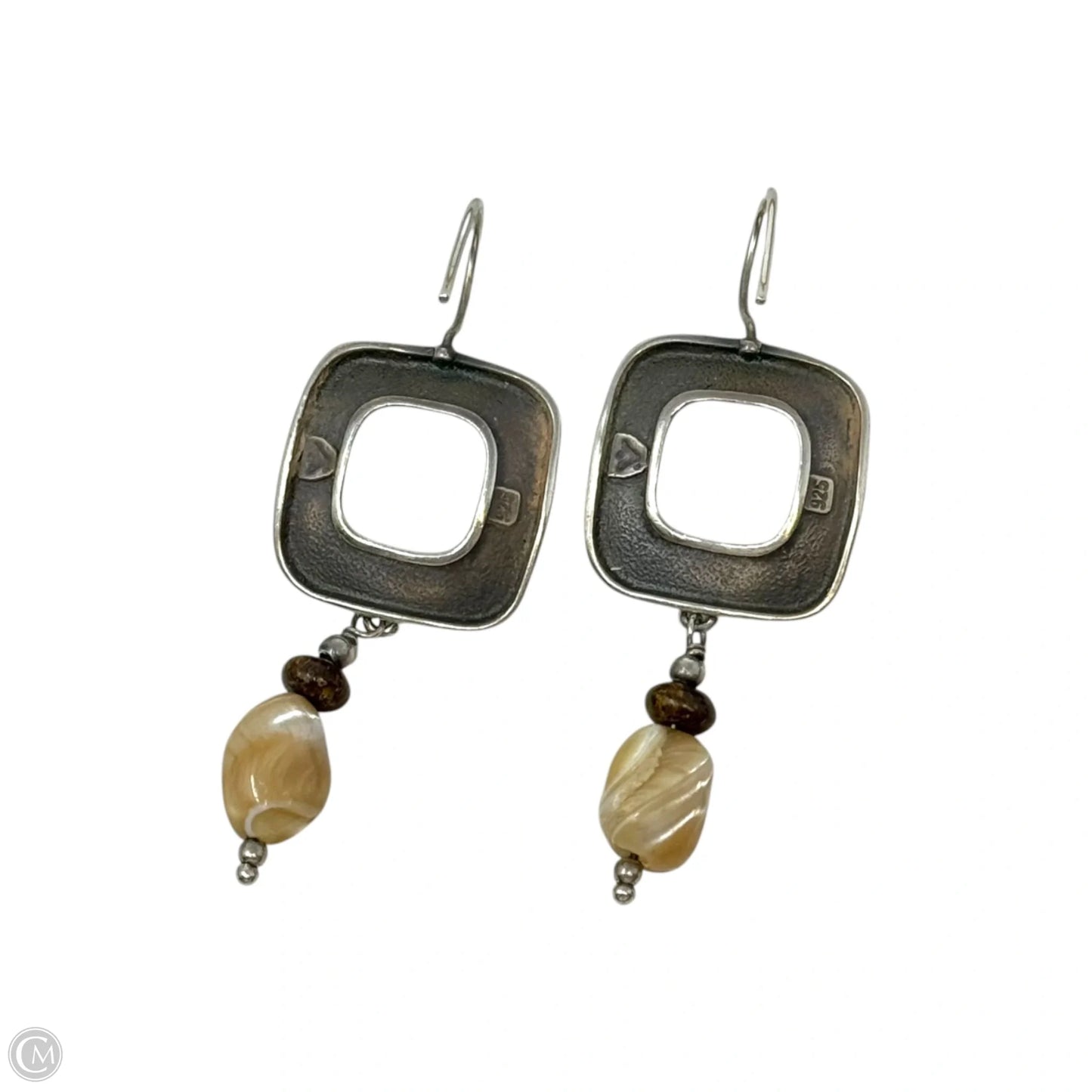 Hip To Be Square Earrings Sterling Silver By Silpada