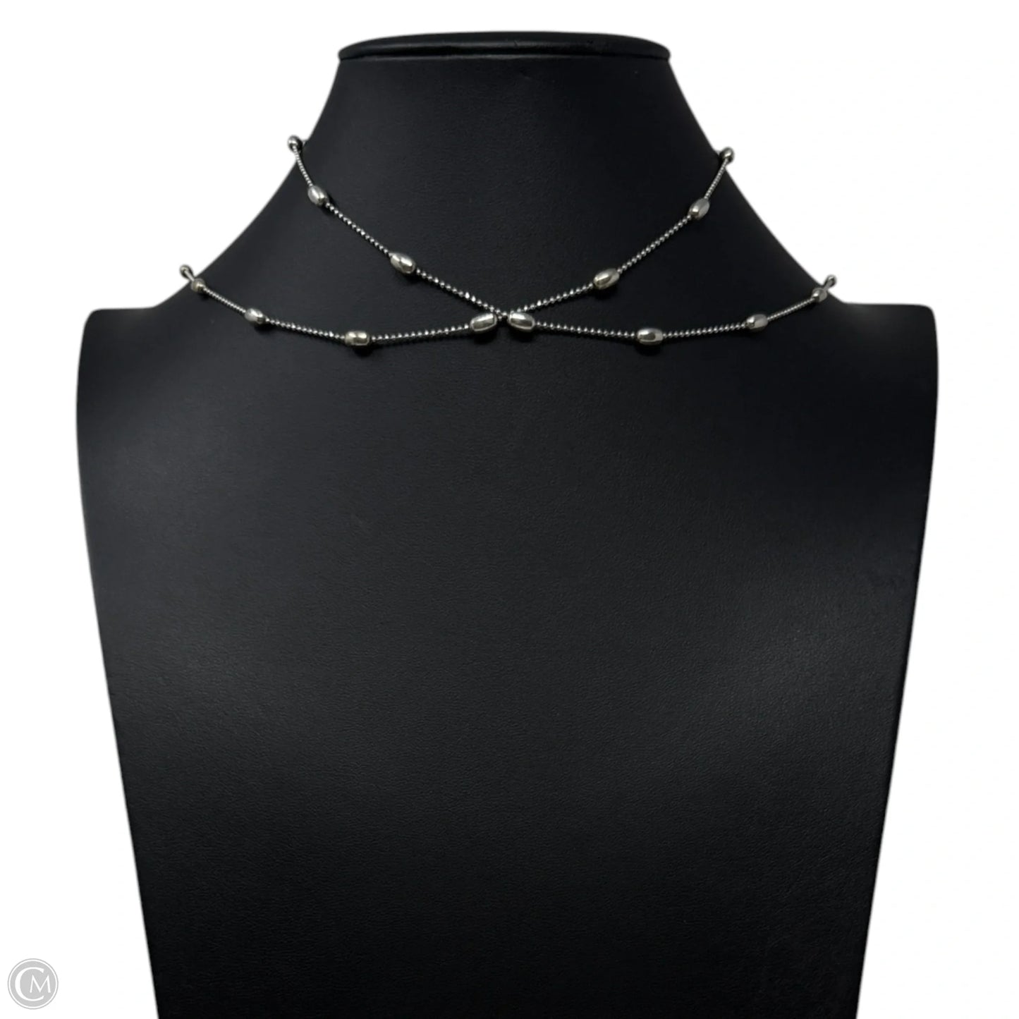 Sterling Silver Bella Bead Lariat Necklace By Silpada