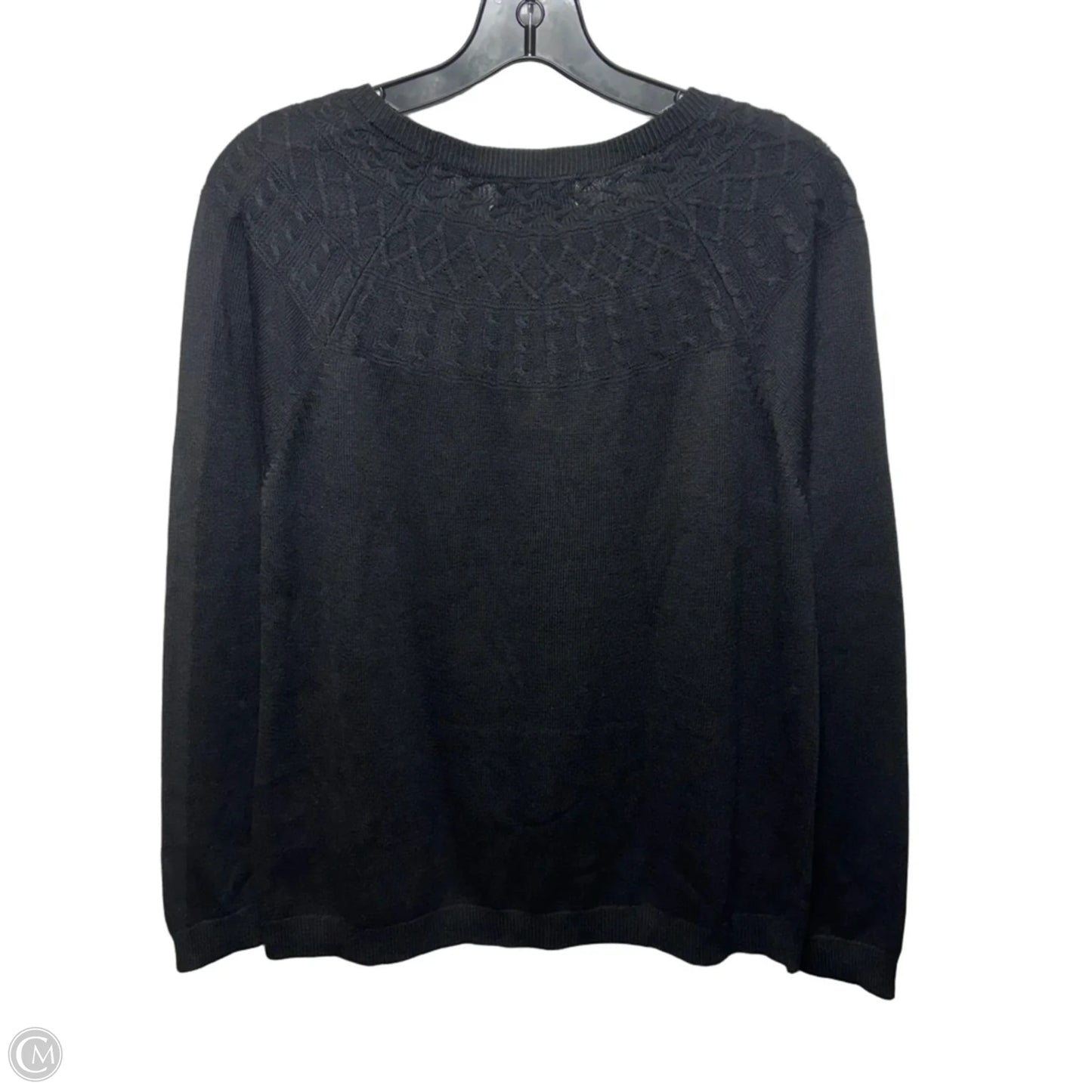 Sweater By Kim Rogers In Black, Size: Lp