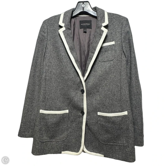 Blazer By Banana Republic In Grey, Size: 4p