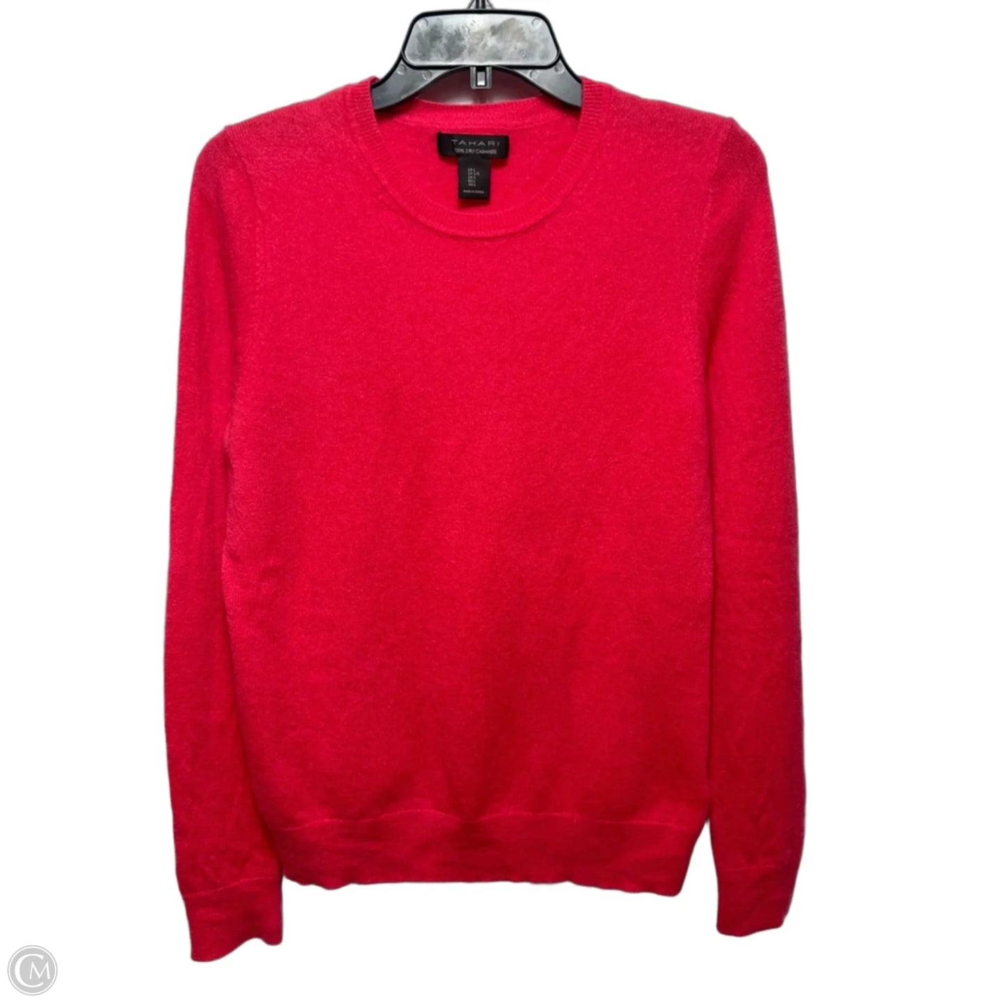 Sweater Cashmere By Tahari In Coral, Size: L
