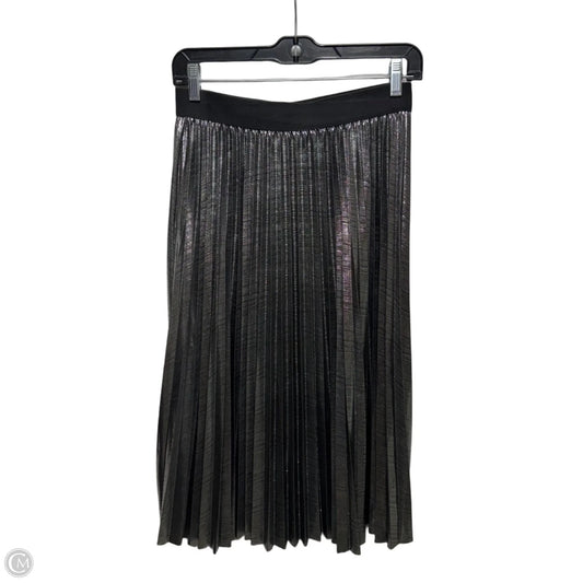 Skirt Midi By Charlie Paige In Silver, Size: M
