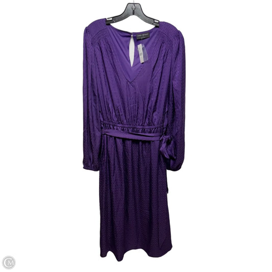 Dress Casual Maxi By Lane Bryant In Purple, Size: 22
