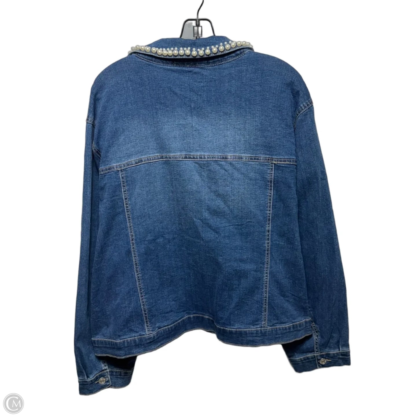 Jacket Denim By Cato Limited Edition In Blue Denim, Size: 22/24