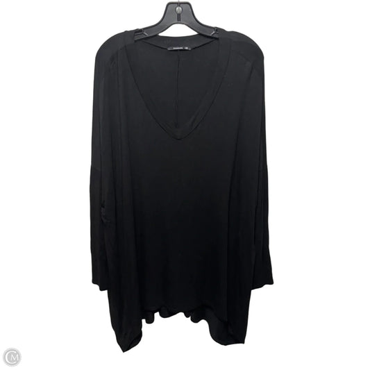 Top Long Sleeve Basic By Annabelle In Black, Size: 2x