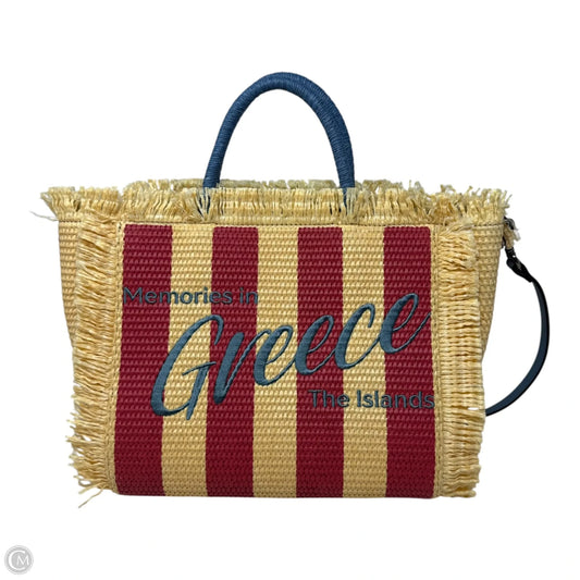 Greek Isles Tote Designer By Patricia Nash, Size: Medium