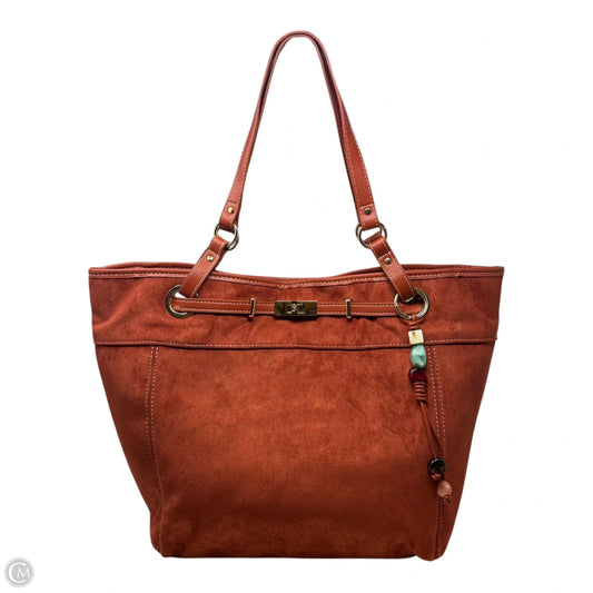 Faux Suede Tote By Steve Madden, Size: Large