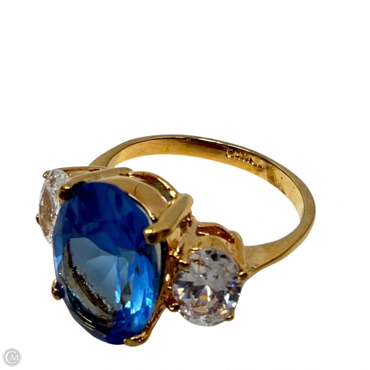 Three Stone Statement Ring, Size: 8.5