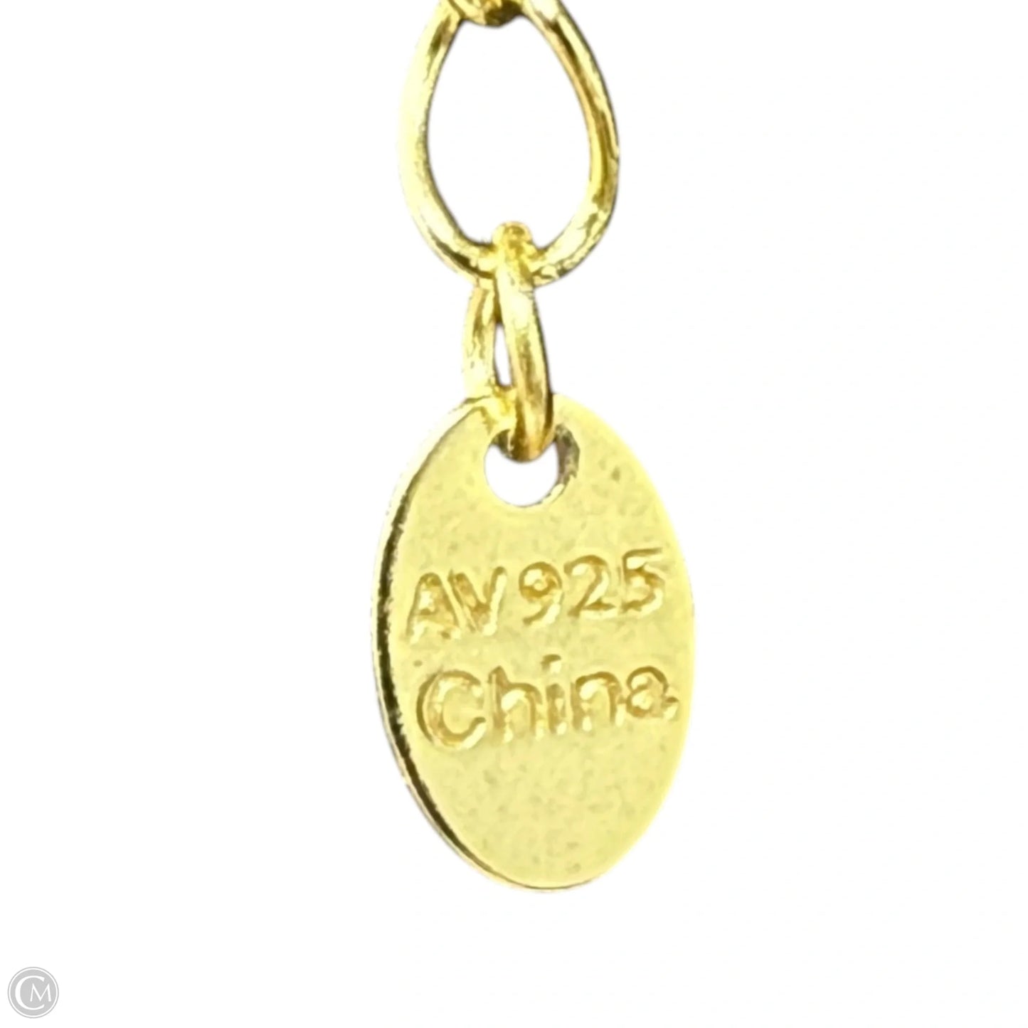 Gold Over Sterling Silver Floating Heart Pendant Necklace
