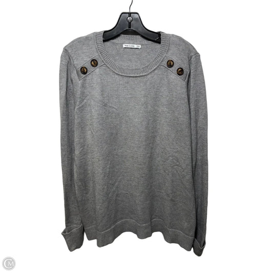Sweater By Pink Clover In Grey, Size: Xl