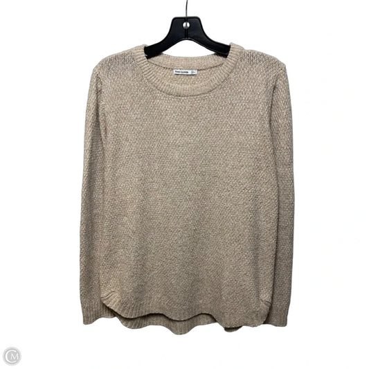 Sweater By Pink Clover In Tan, Size: L