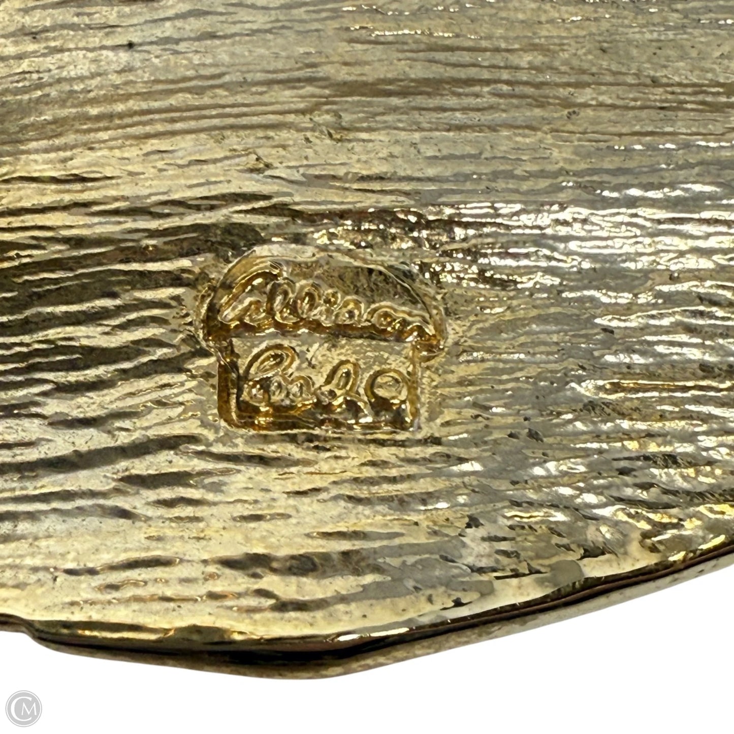 Gold Tone Leaf Pin By Allison Reed