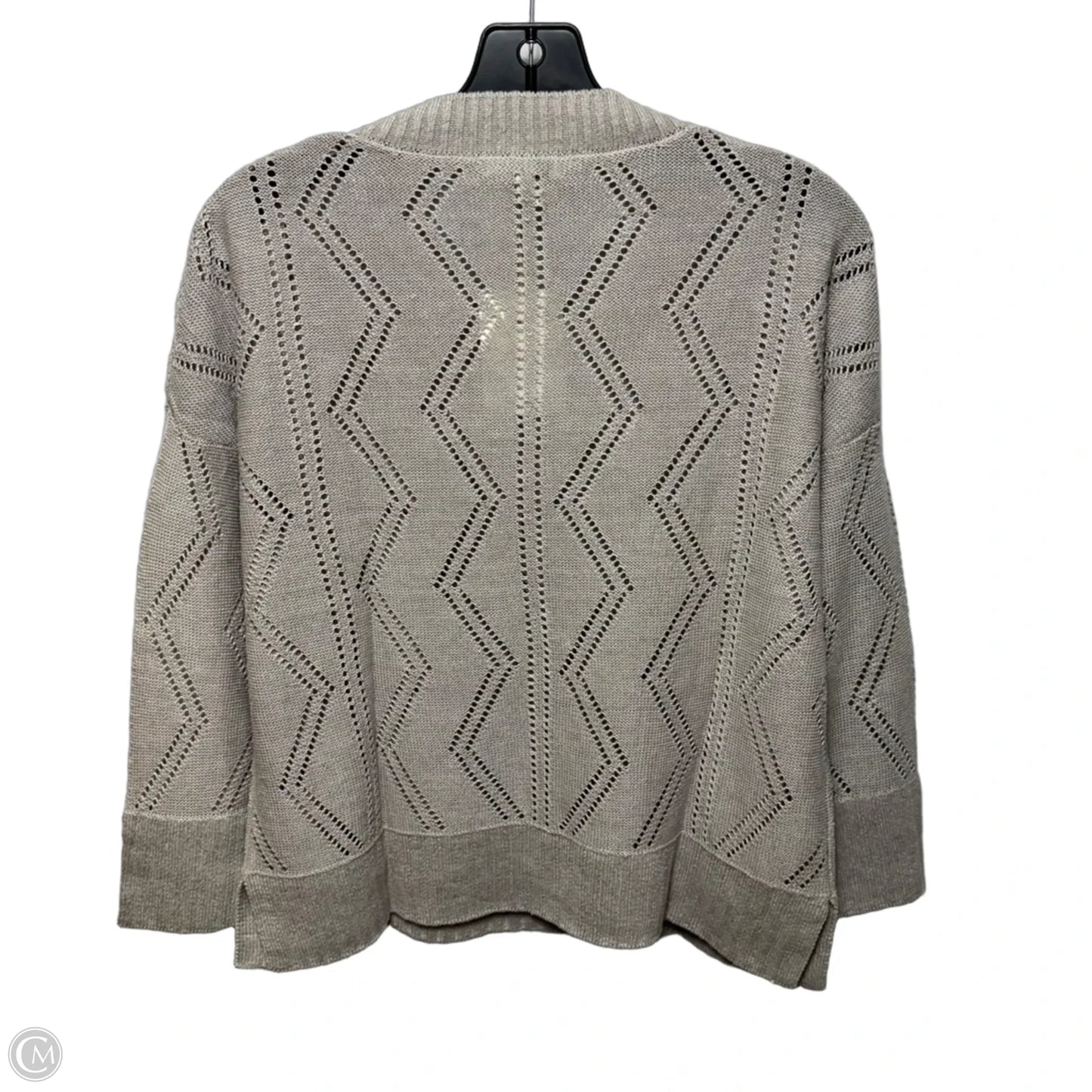 Linen Sweater By Kinross In Flax, Size: XS