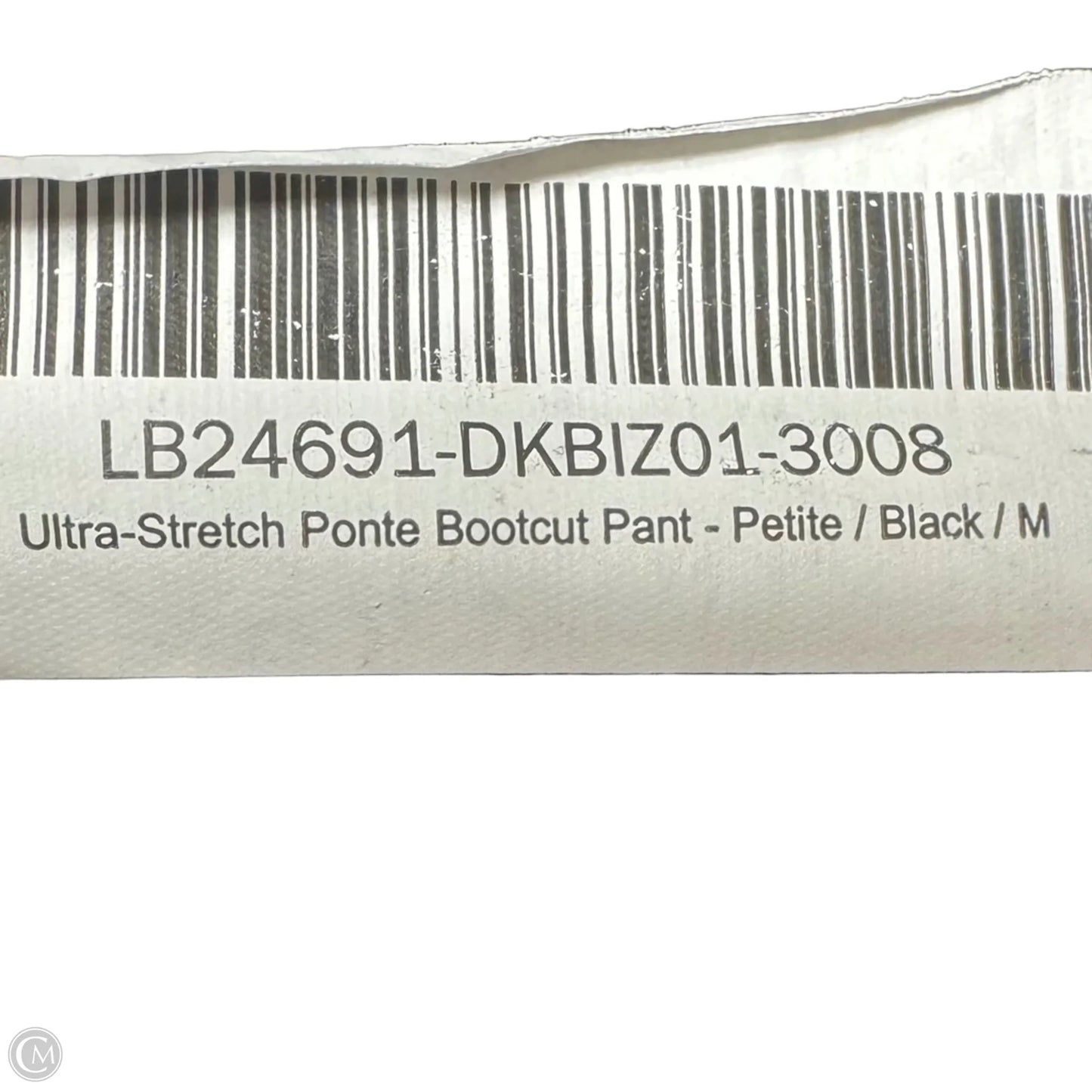 Ultra Stretch Ponte Bootcut Pants By Quince In Black, Size: M PETITE