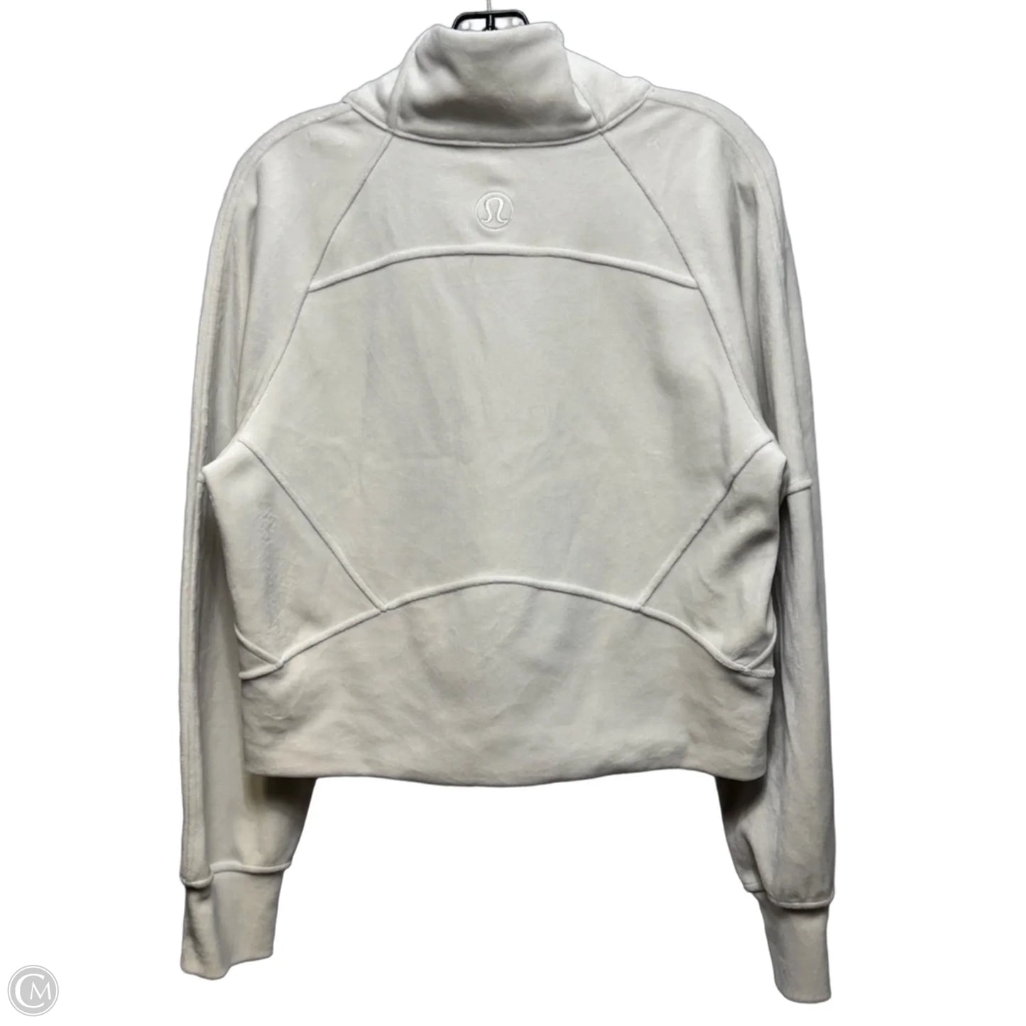 Athletic Sweatshirt Collar By Lululemon In White, Size: S