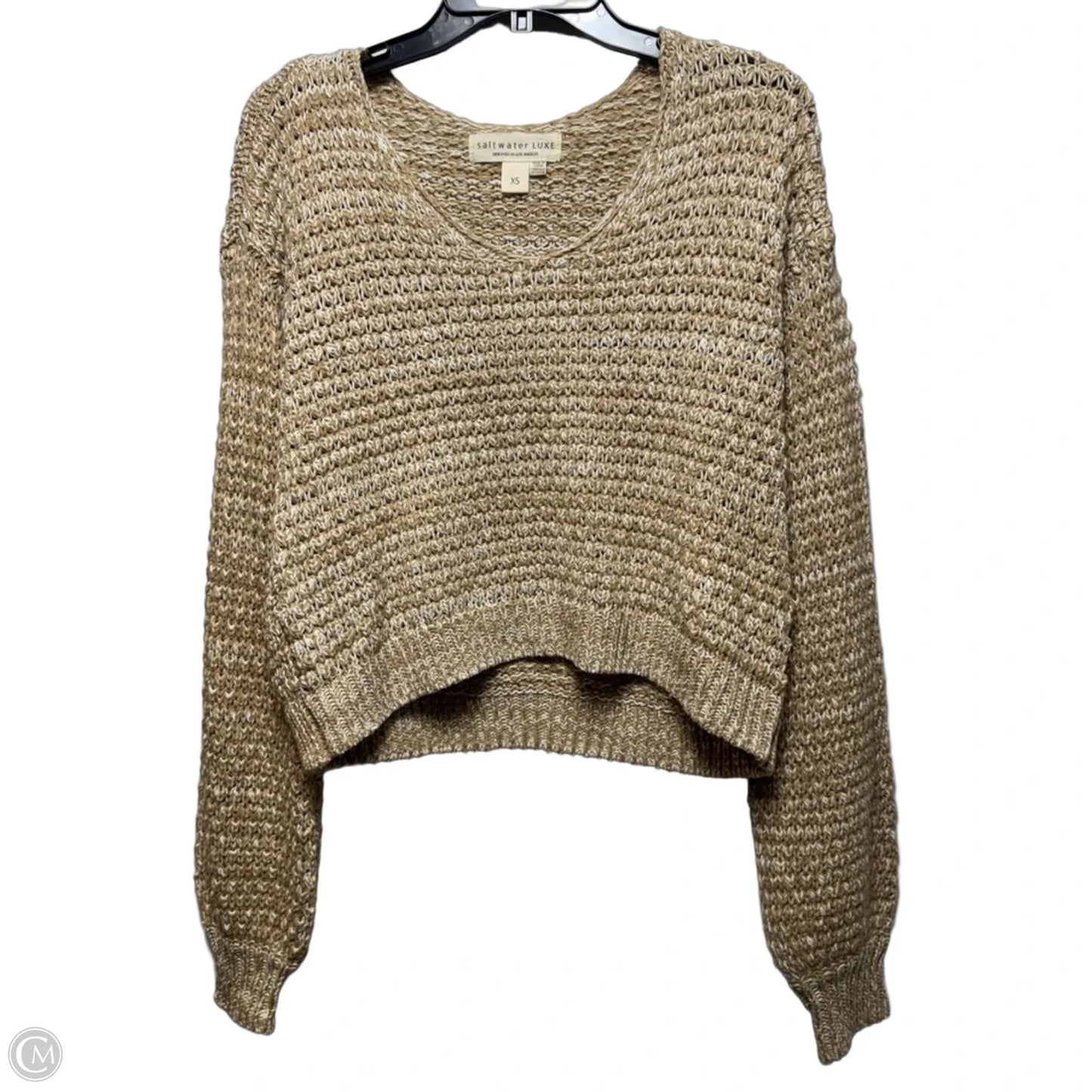 Sweater By Saltwater Luxe In Tan, Size: Xs