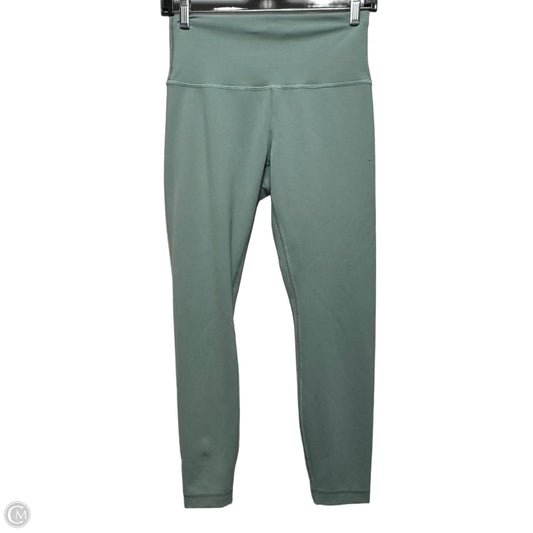 Athletic Leggings By Lululemon In Aqua, Size: 8
