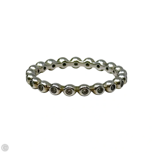 CZ Bubble Ring Sterling Silver By Pandora, Size: 9
