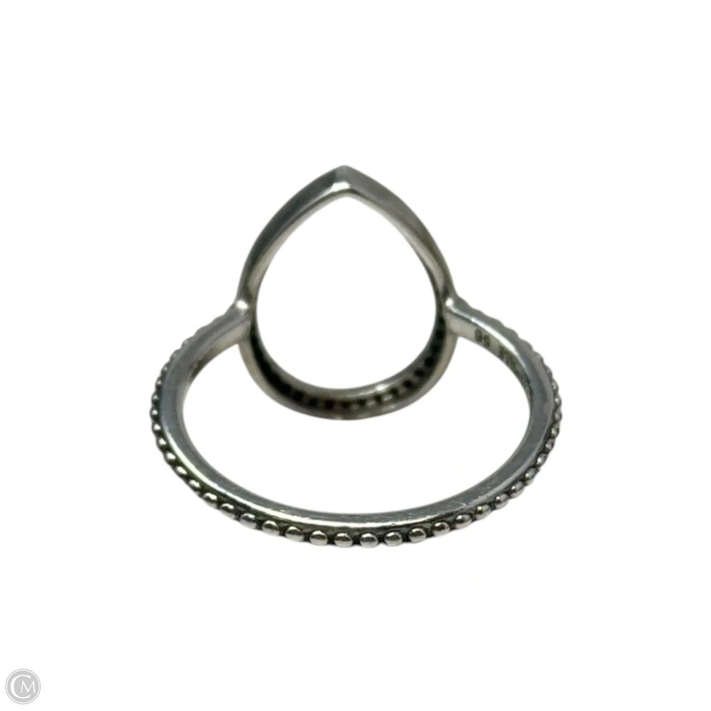Teardrop CZ Ring Sterling Silver By Pandora, Size: 7.5