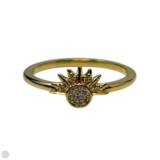 Celestial Sparkling Sun 14k Plated Ring By Pandora, Size: 8.5