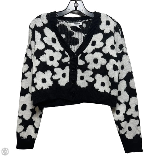 Sweater Cardigan By Rsq In Floral Print, Size: M