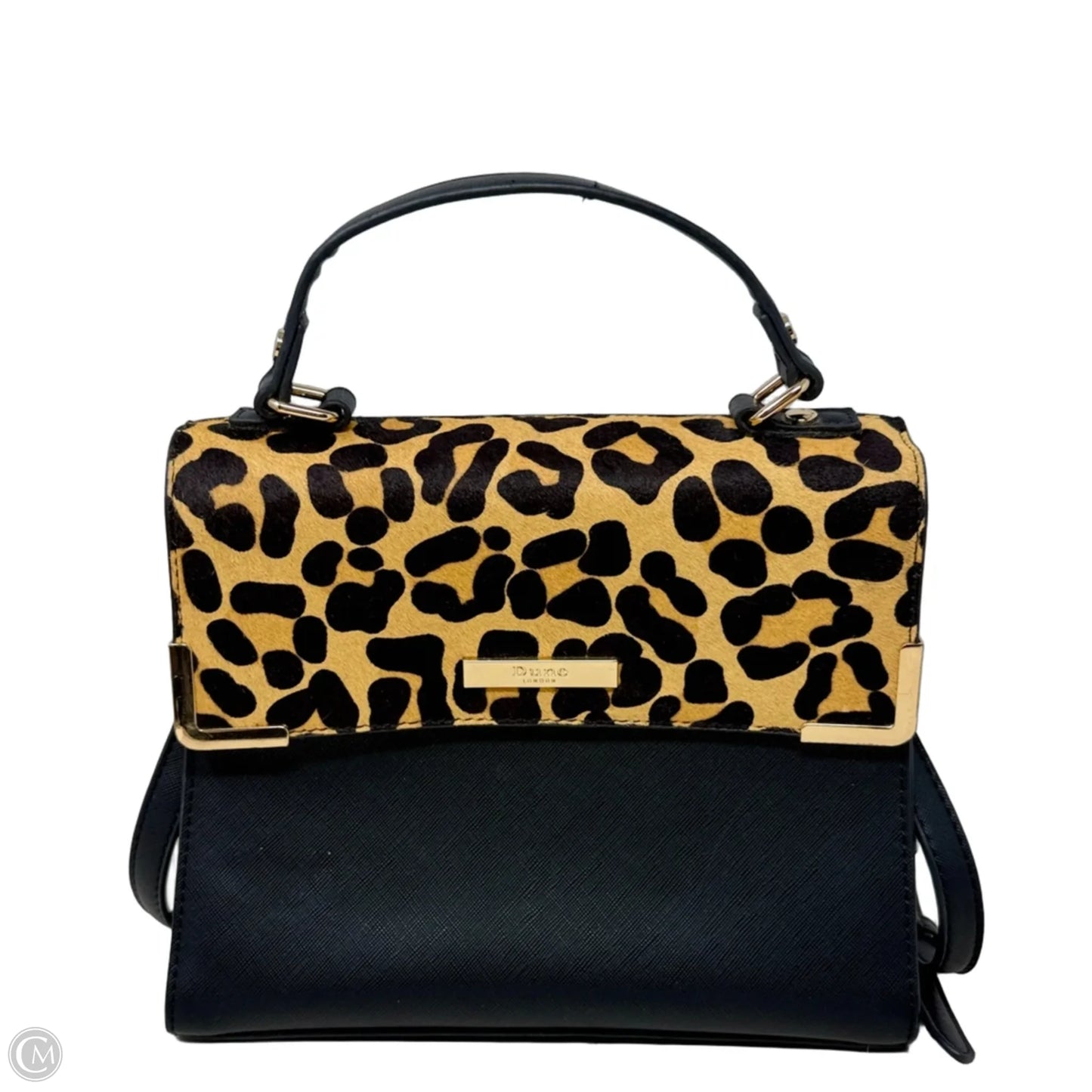 Leopard Print Crossbody Bag By Dune, Size: Medium