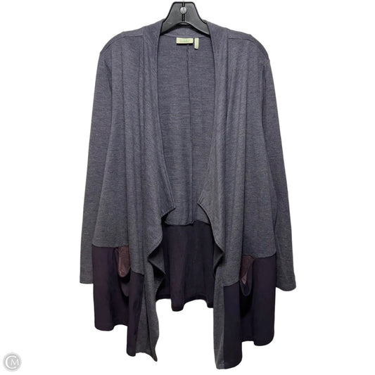 Cardigan By Logo In Purple, Size: 1x