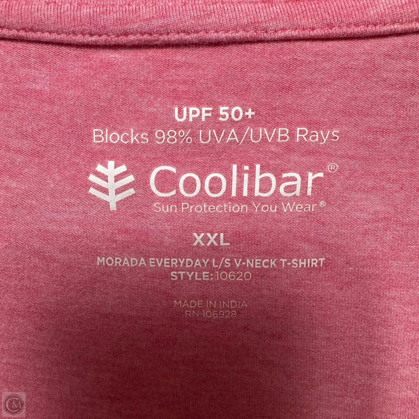 UPF 50 Athletic Top Long Sleeve By Coolibar In Pink, Size: Xxl