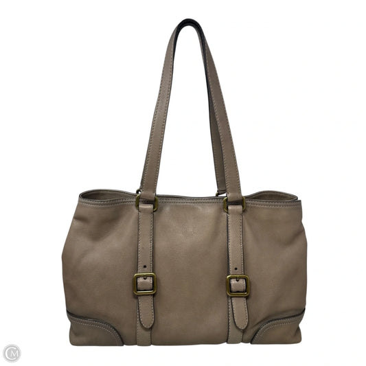 Lily Leather Tote Handbag Designer By Frye, Size: Medium