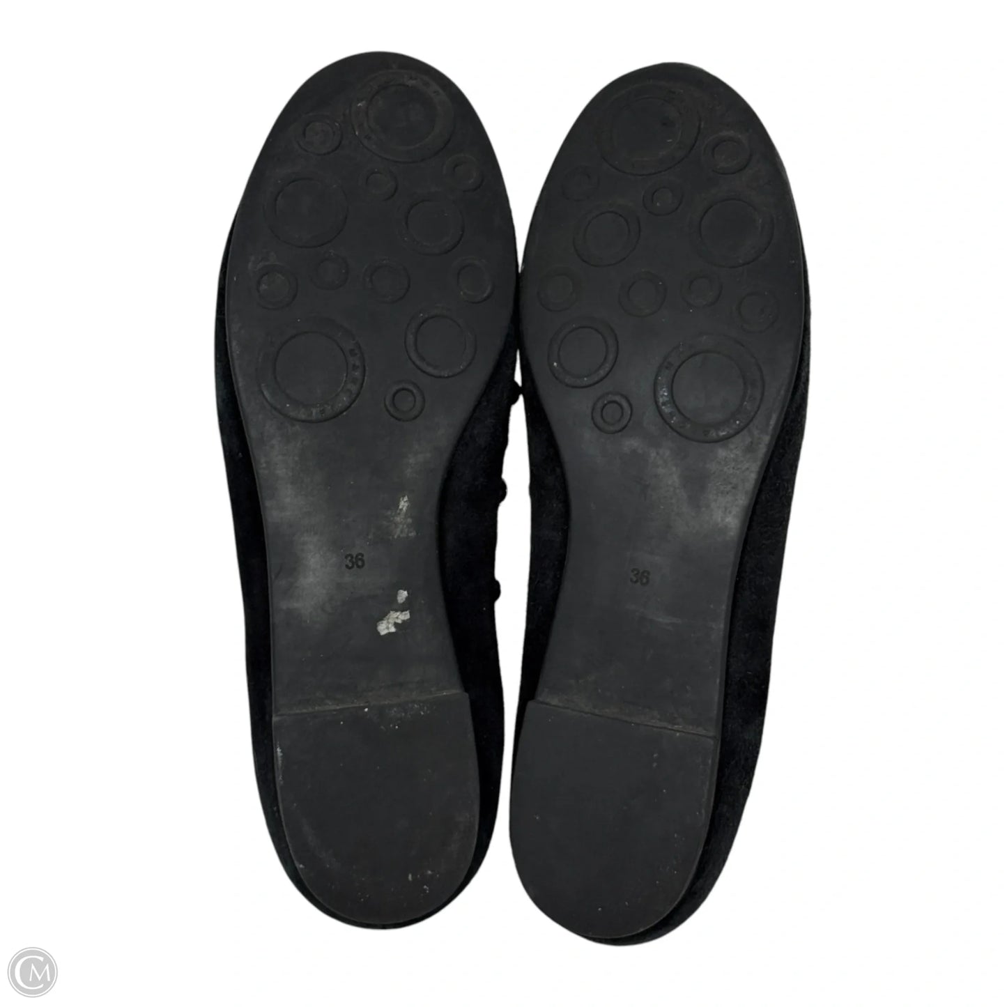 Studded Mouse Ballet Flats Luxury Designer By Marc Jacobs In Black, Size: 6 (36)