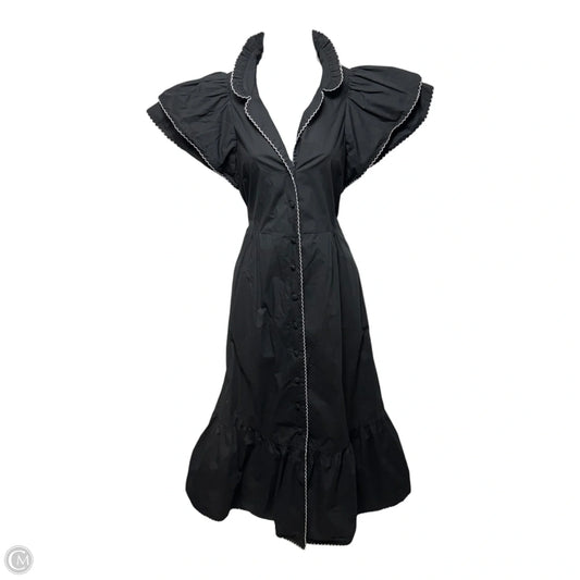 Black Alice Dress Designer By Tuckernuck In Black & White, Size: S