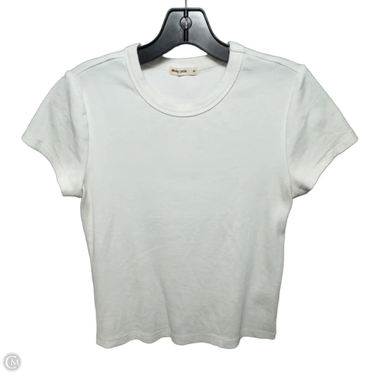 Top Short Sleeve Basic By Marine Layer In White, Size: M