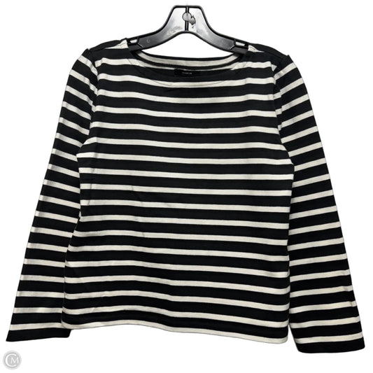 Top Long Sleeve By J. Crew In Striped Pattern, Size: Xs